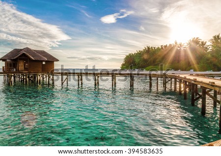 Dawn in the Maldives