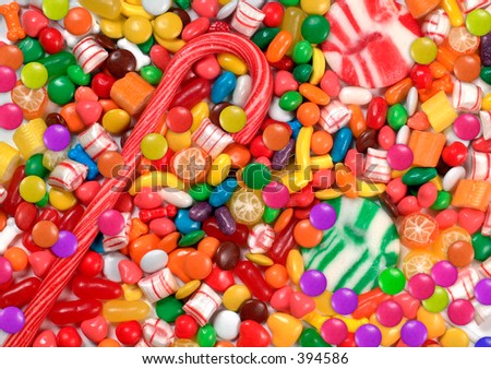 Assorted colorful candy