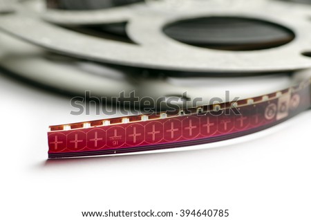 Movie Film on reels; 16mm movie film on spools/reels; differential focus; good extendable copy space
