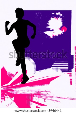 purple runner