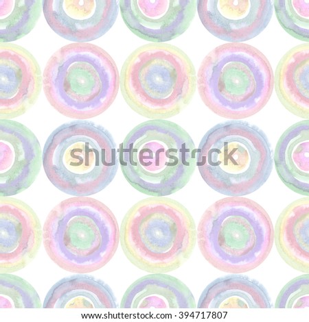 Seamless pattern  of circles