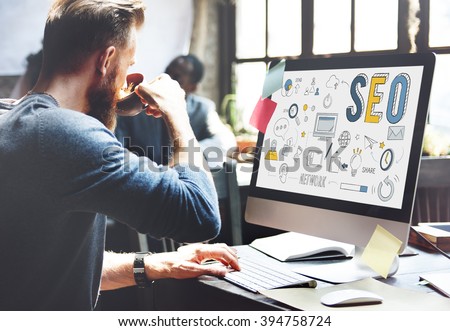 Searching Engine Optimizing SEO Browsing Concept Royalty-Free Stock Photo #394758724