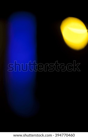 Abstract Light Art Photography at night