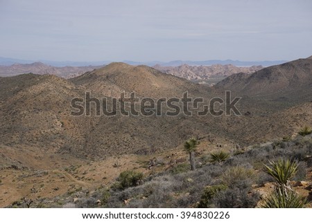 Landscape in Joshua Tree National Park, California