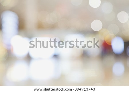 Shop windows out of focus - defocused background