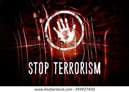 Stop terrorists in public places in the world