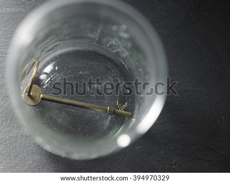 key in the empty jar