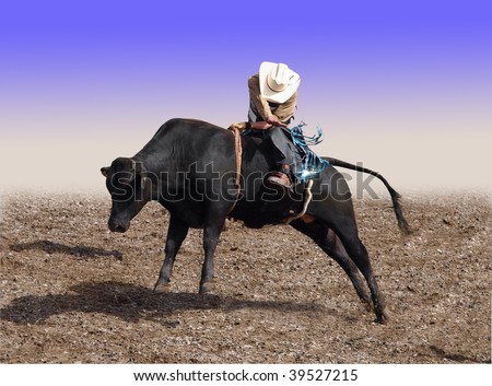 Cowboy Riding a Bull with partial isolation