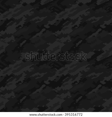 Night Version Of Digital Camouflage.
Seamless pattern.