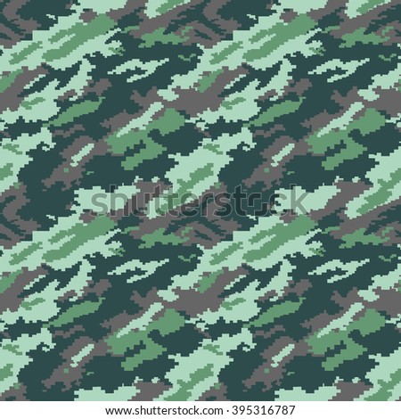 Autumn\Spring Forest Digital Camouflage.
Seamless pattern.