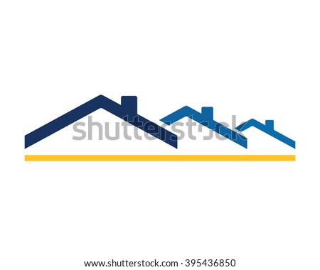 house building icon home residence image vector