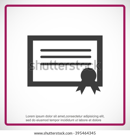 certificate  icon