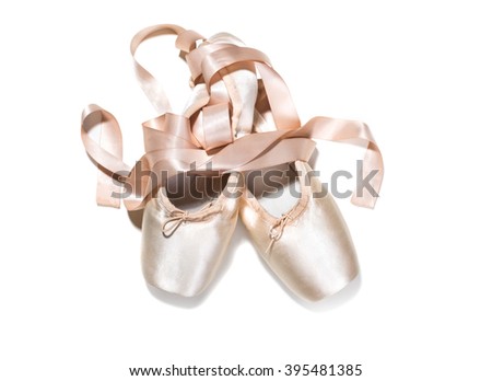 New pink ballet shoes
