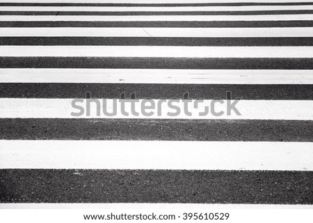 Zebra pedestrian crossing as urban background image in japan