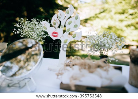 Hand Made  Wedding Decoration, flowers, wood