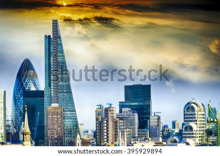 New skyline of London.