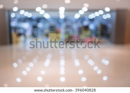 blurred light in warm cream tone backgrounds:blur of department supermarket store shopping concept