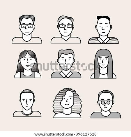 Vector People Icons Set
