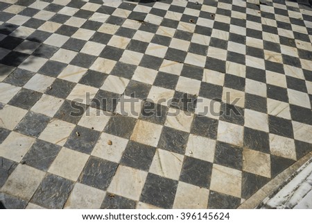 gamero textured floor or chess, nineteenth century, grungy texture and old