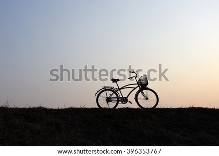 bicycle in the moments