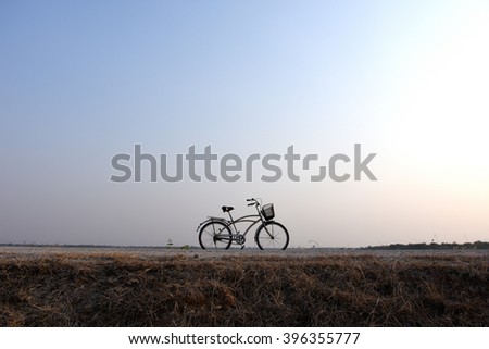 bicycle in the moment Royalty-Free Stock Photo #396355777