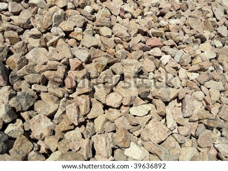 Background of small granite stones