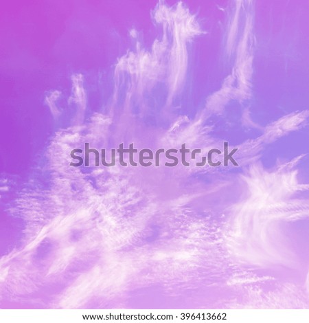 A soft cloud with a pastel color style for background.