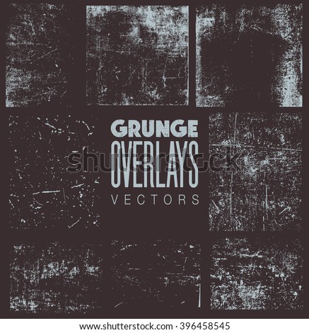Grunge Overlays vector