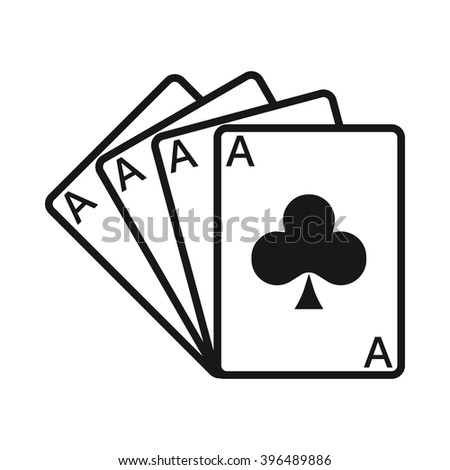 Four Ace icon on the white background