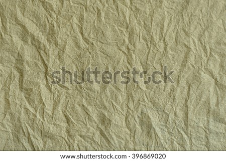 Crumpled brown tissue  texture