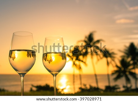 Wine by the sea. 