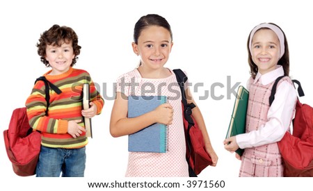 lovables students childrens a over white background