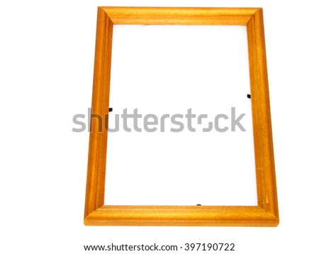 Wooden frame for paintings or photographs.	