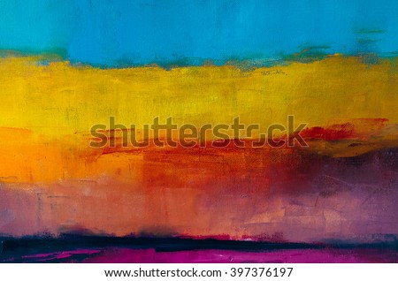 Abstract oil painting background. Oil on canvas texture. Hand drawn oil painting.Color texture. Fragment of artwork. Brushstrokes of paint. Modern art. Colorful canvas. Watercolor drips