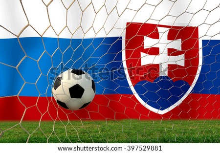 Soccer Euro 2016 ( Football )  Russia  and Slovakia 