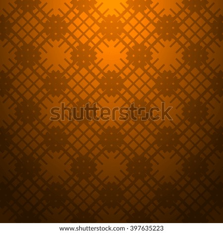 Orange abstract striped textured geometric pattern
