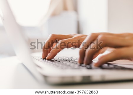 typing computer Royalty-Free Stock Photo #397652863