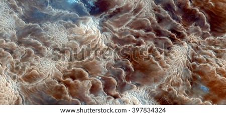 Heavenly event, abstract photography of the deserts of Africa from the air. aerial view of desert landscapes, Genre: Abstract Naturalism, from the abstract to the figurative, contemporary photo art