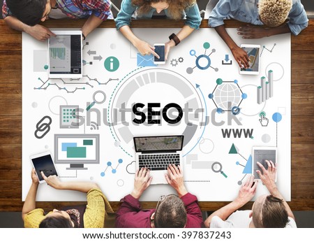 Searching Engine Optimizing SEO Browsing Concept Royalty-Free Stock Photo #397837243