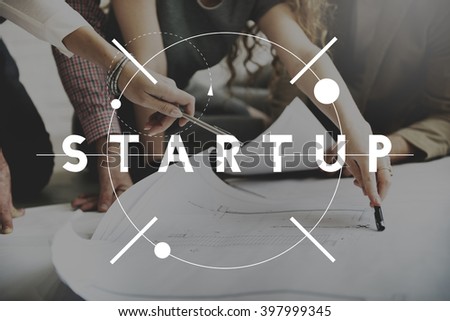 Start Up Business Growth Launch Aspiration Concept Royalty-Free Stock Photo #397999345