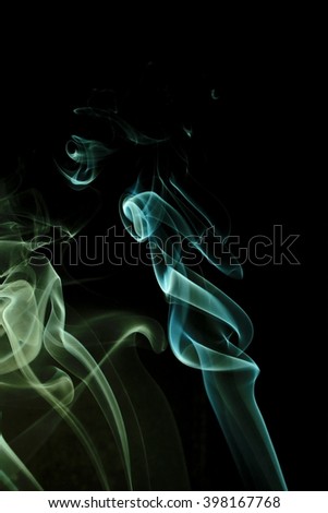 Abstract Smoke Wallpapers.Black background.Process by photoshop.