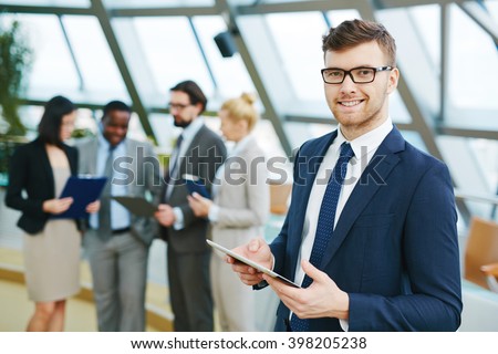 Young businessman Royalty-Free Stock Photo #398205238