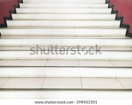 The stairs is decoration of the building.