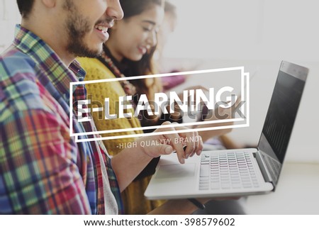 E-Learning Online Media Technology Concept
