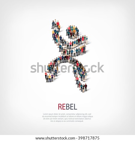 rebel people  symbol