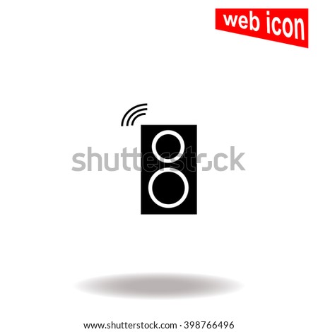 Audio speakers icon.