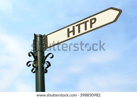 HTTP WORD ON ROADSIGN