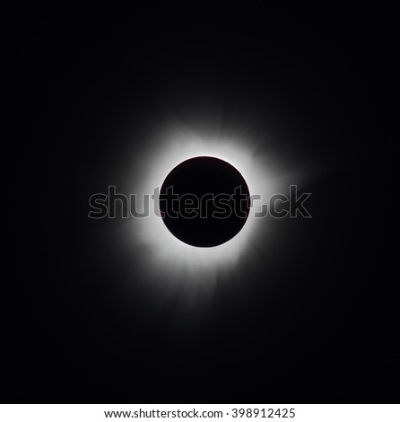 The inner and intermediate corona during a total solar eclipse on March 9, 2016. An observation from Tidore island. Maluku Utara, Indonesia (This is an original photo! Not NASA public pictures!)