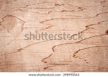 Closeup shot of a aged plywood texture