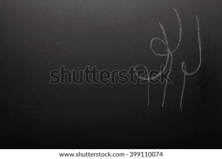 Abstract pattern on a chalkboard.